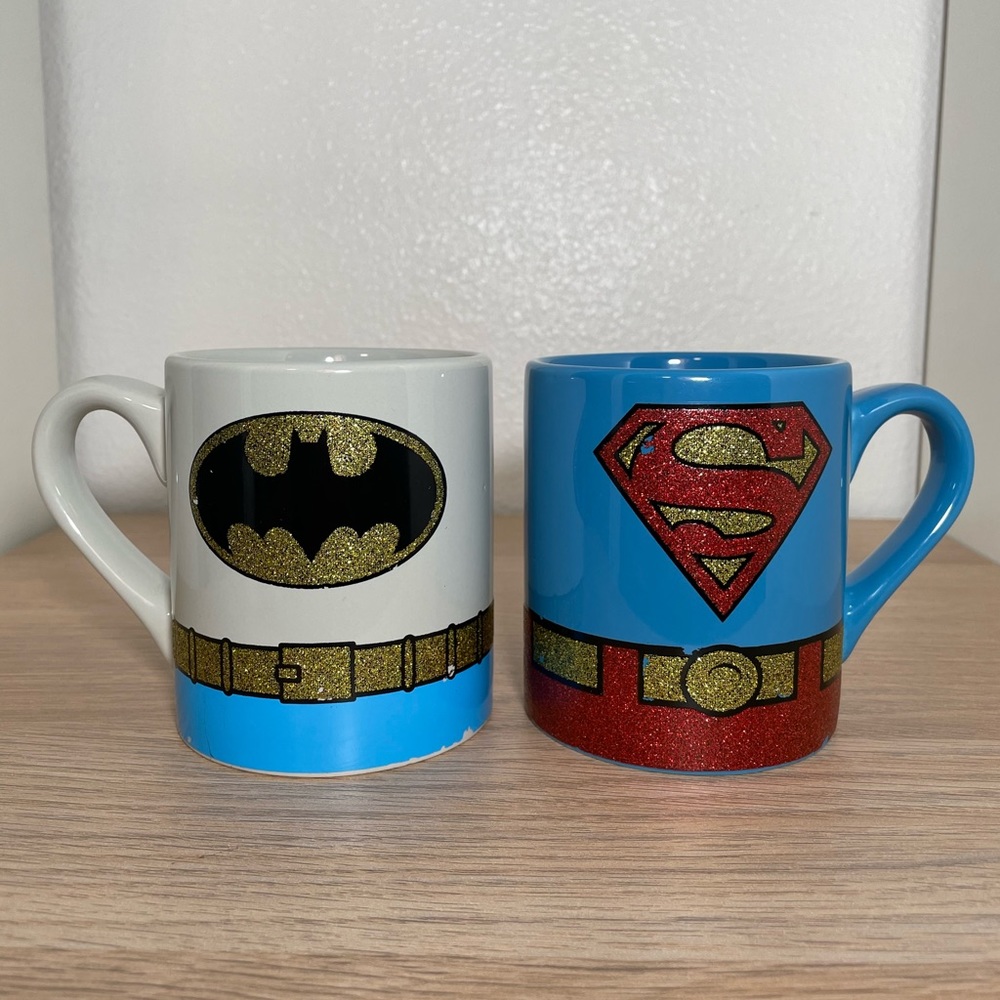 Batman and Superman Mugs
